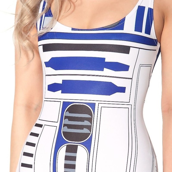 Star Wars R2-D2 Swimsuit - Black Milk - Picture 7 of 7